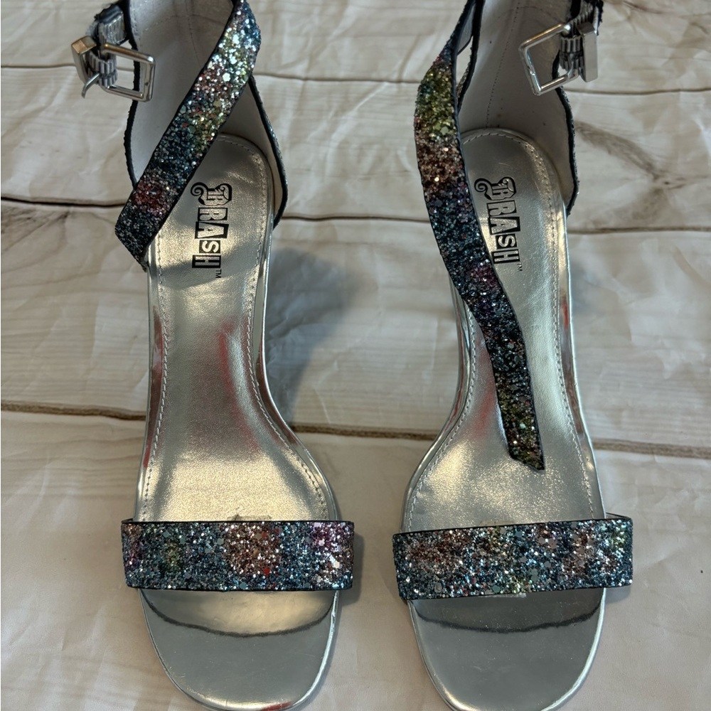 Brash Bling Sequined Show Stopper Heels